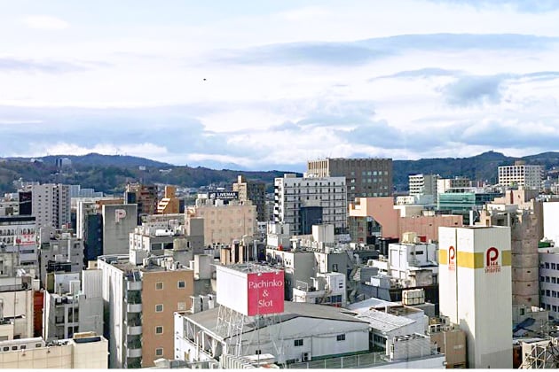 東北支店からの眺望